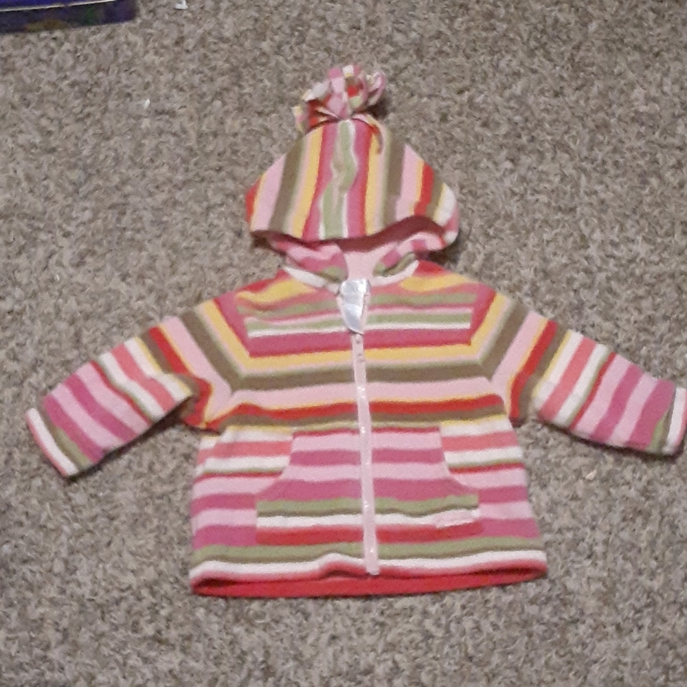 Childrens place 6-9month zippered fleece jacket